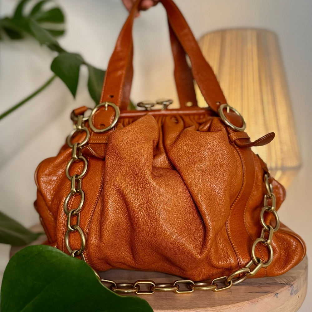 Marc Jacob’s Karen Leather Frame Handbag